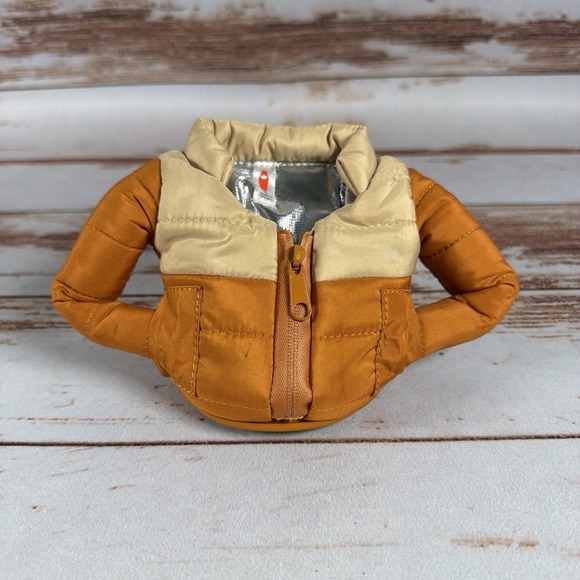 Other - Puffin Drinkwear Can Bottle Koozie Puffer Winter Coat Brown Beige